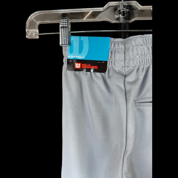 Wilson Youth Baseball Pants Gray XS New with Tags Elastic Waist 100% Polyester - Picture 6 of 10